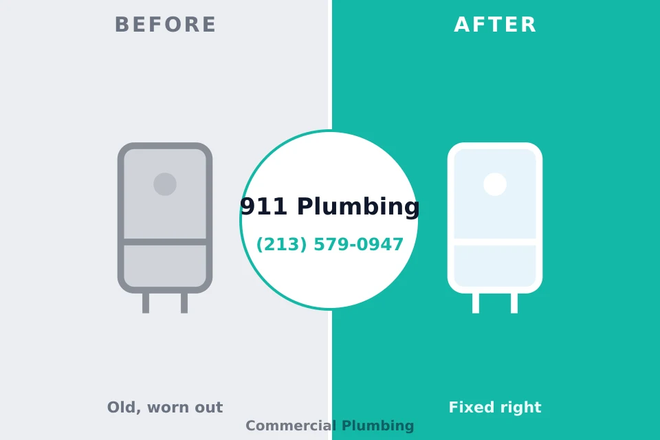 Before and after: plumbing company Lincoln, MO